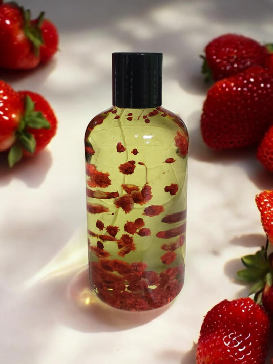 Strawberry Infused Body Oil (8 oz)