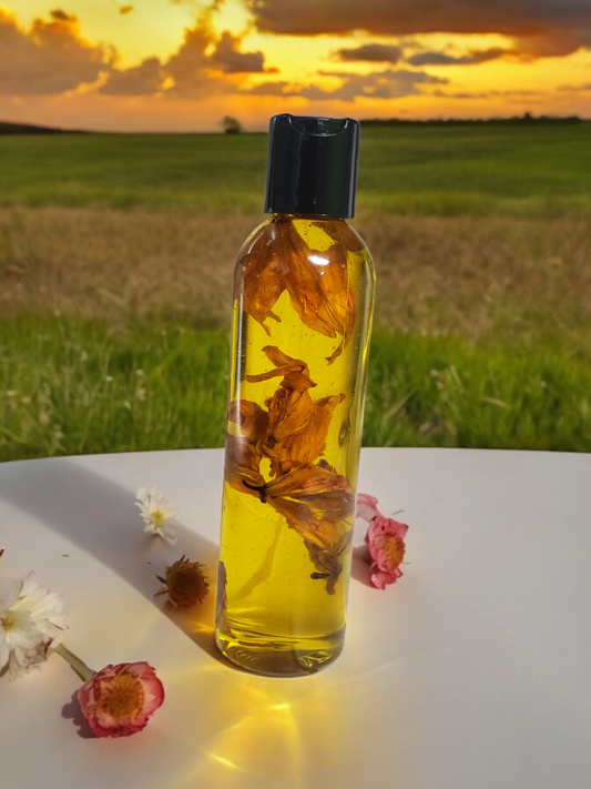 Orange Zest Infused Body Oil (8 oz)